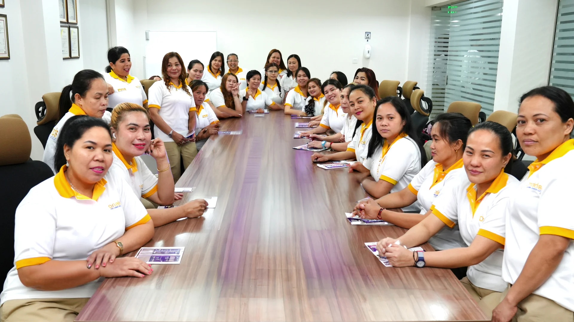 DMAIDS crew in Abu Dhabi